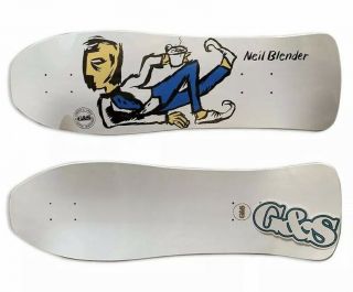 Rare G&s Neil Blender Coffee Break Old School Reissue Skateboard Deck