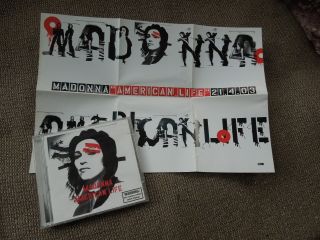 Madonna American Life Rare Australian Cd Album,  Poster