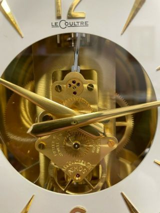 Rare LeCoultre & Cie Atmos Clock Caliber 528 - 8 VXN Swiss 15 Jewels Jaeger 6