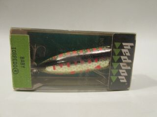 Vintage Heddon Baby Torpedo Vcd Shrimp Shiner Nib Tough Color