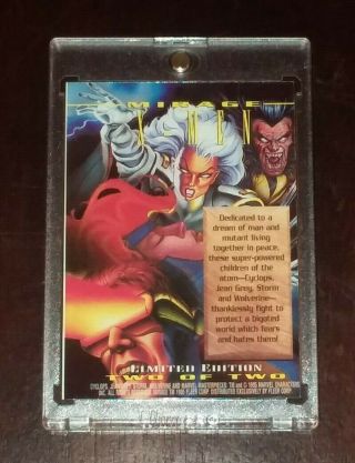 1995 Marvel Masterpieces X - Men Mirage Insert Card L2 Nm/m Rare