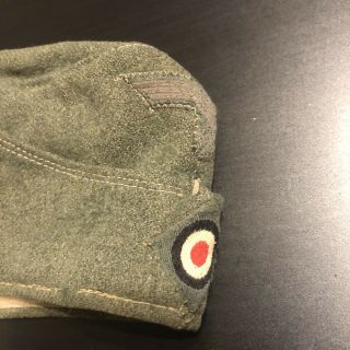 Rare German Wehrmacht WW2 Side Cap,  Uniform Overseas Cap,  marked 1941 2