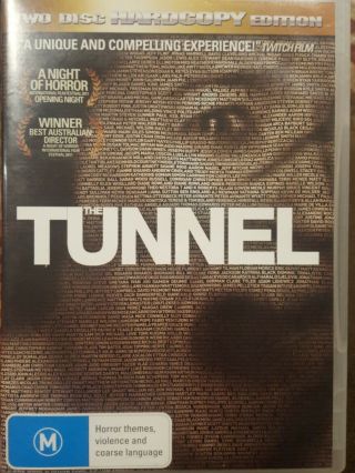 The Tunnel Rare Dvd Two - Disc Hardcopy Special Edition Australian Horror Film