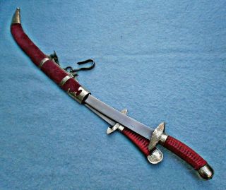 Pair Rare Antique 19thc Chinese Shuang Dao Sword China Knife Asian Dagger Jian