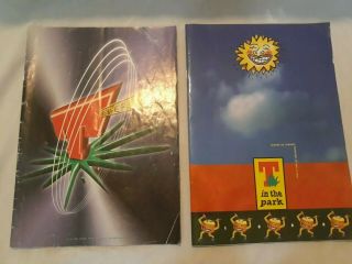 Vintage T In The Park Music Festival Programme 1996 And 1999 Rare Radiohead Blur
