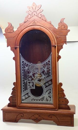 Antique Walnut Parlor Kitchen Shelf Clock Case Parts Repair