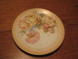 Prussia Royal RUDOLSTADT Hand Painted Plate 8.  1/4 