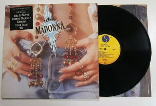 Madonna - Like A Prayer Lp Vinyl 1989 1st Press Album Rare Hype Sticker