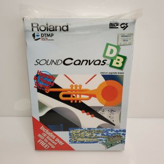 Rare Vintage Roland Sound Canvas Db Scd - 15 Gs Daughterboard Sound Module Japan