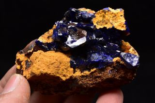 118g Natural Azurite Malachite Crystal Cluster Rare Mineral Specimen Anhui，china