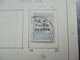 N.  W Pacific Island: Perf Os - Rare Must Have (e219)