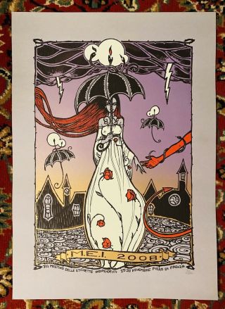 Malleus Mei Faenza Italy 2008 Silkscreen Print Poster Signed/ Numbered Rare