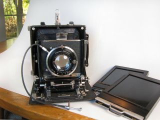 Rare Linhof Munchen Plate Camera W/ Zeiss Tessar Lens,  Large Format