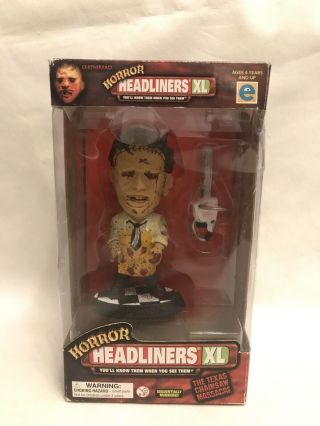 Horror Headliners Xl Leatherface Chainsaw Massacre Limited Edition Rare Figure