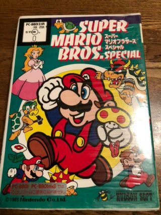 Pc 8801 Mario Bros.  Special Very Rare Jpn Import Boxed
