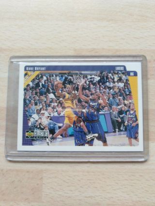 Kobe Bryant 8 L.  A Lakers 1997 Upper Deck Basketball Card.  Rare