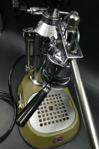 Rare vintage LA PAVONI lever espresso machine dated 1973 Italy italian 6