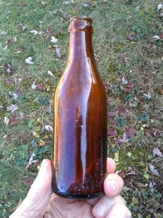Amber Coca Cola Lexington Ky bottle brown coke bottles Kentucky antiques 3