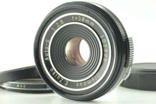 Rare 【exc,  3】 Olympus E.  Zuiko Auto - S 38mm F/2.  8 Pancake Lens From Japan 629
