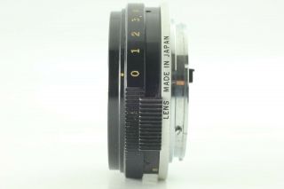 RARE 【EXC,  3】 Olympus E.  Zuiko Auto - S 38mm f/2.  8 Pancake Lens From Japan 629 5