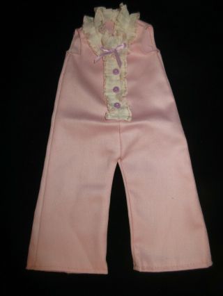 Pink Jumpsuit For Vintage Ideal Velvet Mia Cricket Crissy Family Dolls