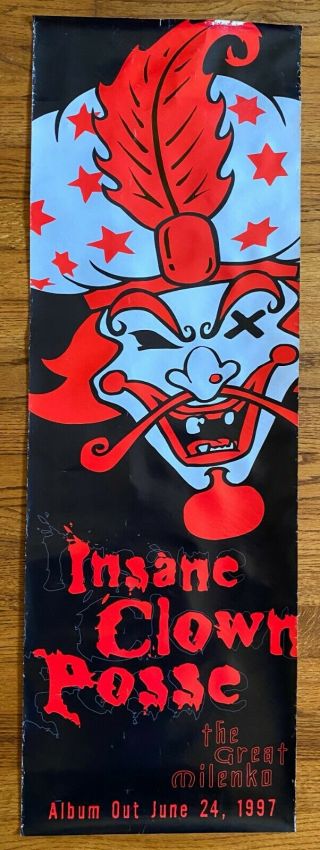Insane Clown Posse - Great Milenko Promo Poster - Disney - Hollywood - Rare 1997