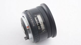 RARE,  SMC Pentax - FA 20mm f/2.  8 AF Wide Angle Lens K KAF Mount Japan 2909 6
