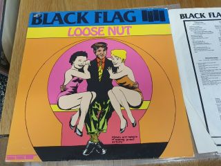 Black Flag - Loose Nut Lp – Vinyl Punk Record Sst 035 Us Release Rare