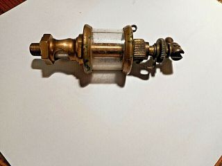 The D.  T.  Williams Valve Co.  Tacoma No.  0 Brass Oiler Hit Miss Engine Antique Cin 3