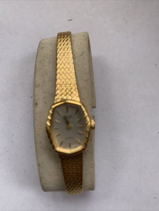 Vintage Rotary Swiss Made Ladies Gold Plated Quartz Watch