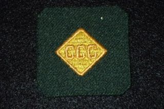 Civilian Conservation Corps Ccc Patch Uniform Collar Insignia Diamond - V.  Rare
