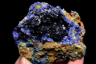 148g Natural Azurite Malachite Crystal Cluster Rare Mineral Specimen Anhui，china