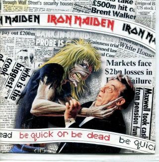 Be Quick Or Be Dead - Iron Maiden - Cd Single 1992 - Rare