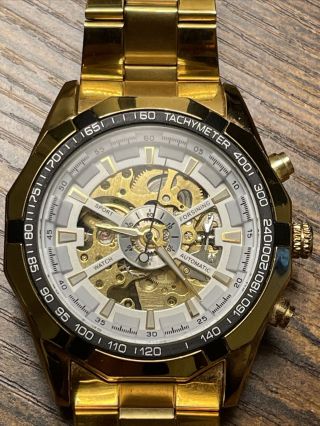 Forsining Men Sport Watch Classic Mechanical Automatic Calendar Wristwatch Tm340