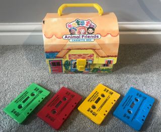 Rare Vintage 90s Tots Tv Animal Friends Story Cassette Tapes - Complete Set Vgc