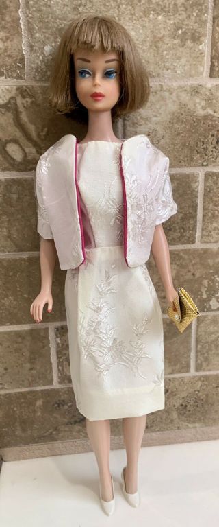 1960’s Vintage Barbie Clone Wendy Elite Fabulu Cocktail Dress W Accessories