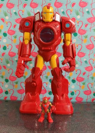 Playskool Hero Adventures Iron Man Armour Mech Rare With 1 Figure