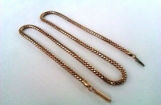 Extremely Rare 9ct Gold Fancy Link Barrel Clasp William IV Neck Chain Circa 1831 3
