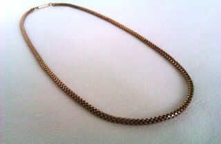Extremely Rare 9ct Gold Fancy Link Barrel Clasp William IV Neck Chain Circa 1831 4