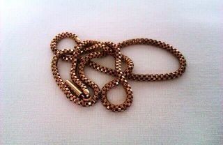Extremely Rare 9ct Gold Fancy Link Barrel Clasp William IV Neck Chain Circa 1831 5