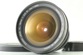 [rare Mint] Canon Fl 19mm F/3.  5 R Wide Angle Mf Lens For Fl Fd From Japan
