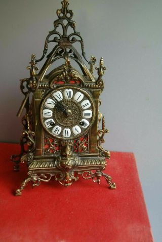 Very Rare Antique French Boulle Ormolu Mantel Clock