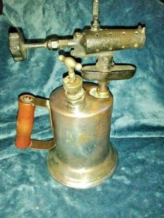 Antique Vintage Clayton & Lambert MFG Co Soldering Blow Torch 3