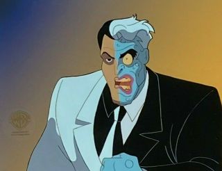Bruce Timm Rare Two - Face Cel Almost Got 