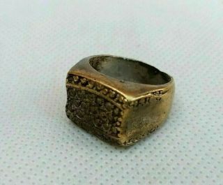 Rare Extremely Ancient Bronze Ring Roman Old Ring Bronze Museum Quality Artifact