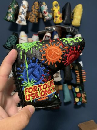Scotty Cameron Circle T Paint Splash Putter Cover Tour Use Only,  Rare Fast Ship
