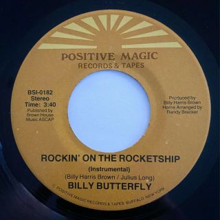 Billy Butterfly Rockin On The Rocketship Positive Magic 45 Rare Funk Boogie Mp3