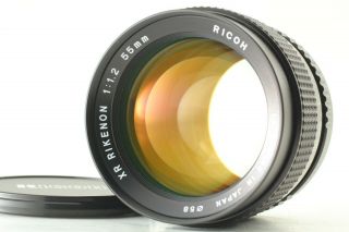Rare {NEAR MINT} RICOH XR RIKENON 55mm F/1.  2 K Mount MF Lens from JAPAN 841K 2