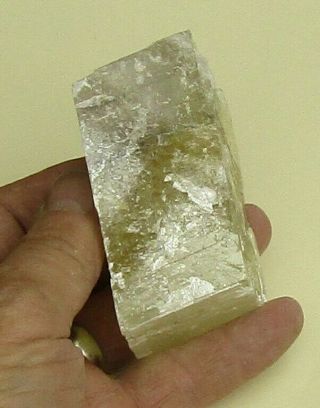 MINERAL SPECIMEN OF A CALCITE RHOMBOHEDRON FROM OTTAWA CO. ,  OK,  EX.  BOODLE LANE 3
