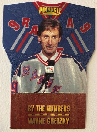1996 - 97 Wayne Gretzky Pinnacle By The Numbers 9 Of 15 - Wow - Rare Find